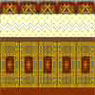 Dollhouse Miniature Wallpaper: Tripartite