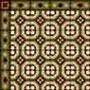 Dollhouse Miniature Wallpaper: Encaustic Tile