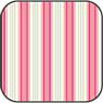 Dollhouse Miniature Cotton Fabric: 1/2 In Cherry Stripe