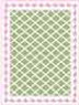 Dollhouse Miniature Floor cloth: Mauve Petals