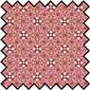 Dollhouse Miniature Silk Fabric: Nellie Reverse