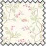 Dollhouse Miniature Silk Fabric: Cherry Blossom