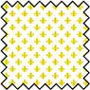 Dollhouse Miniature Silk Fabric: Fleur De Lis