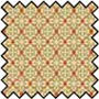 Dollhouse Miniature Silk Fabric, Gathering - Green