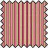 Dollhouse Miniature Silk Fabric: Stripe - Garnet