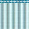 Dollhouse Miniature 1/2In Scale Wallpaper: Ticking, Blue