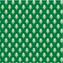 Dollhouse Miniature 1/2In Scale Wallpaper: Christmas Tree