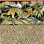 Dollhouse Miniature 1/2In Scale Wallpaper: Leopard