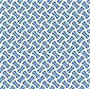 Dollhouse Miniature 1/2In Scale Wallpaper: Emperor, Blue