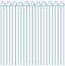 Dollhouse Miniature 1/2In Scale Wallpaper: Dover Stripe