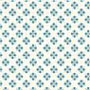 Dollhouse Miniature 1/2In Scale Wallpaper: Tulip Tile, Blue