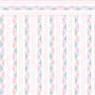 Dollhouse Miniature 1/2In Scale Wallpaper: Fern Dance, Rose