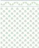 Dollhouse Miniature 1/4" Scale Wallpaper: Morning Glory, Blue