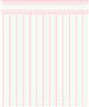 Dollhouse Miniature 1/4" Scale Wallpaper: Oxford Stripe, Rose