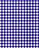 Dollhouse Miniature 1/4" Scale Wallpaper: Gingham, Blue