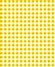 Dollhouse Miniature 1/4" Scale Wallpaper: Gingham, Yellow