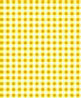 Dollhouse Miniature 1/4" Scale Wallpaper: Gingham, Yellow