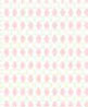 Dollhouse Miniature 1/4" Scale Wallpaper: Floral Trellis, Rose