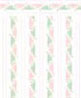 Dollhouse Miniature 1/4" Scale Wallpaper: Fern Dance, Rose