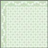 Dollhouse Miniature Rug: Glory Green