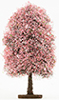 Dollhouse Miniature Bush: Pink-Fuchsia, Large