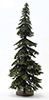 Dollhouse Miniature Spruce Tree, 10 Inch Tall, Green