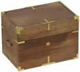 Dollhouse Miniature Wooden Campaign Trunk Kit