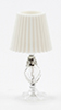 Dollhouse Miniature Cut-Glass Crystal Table Lamp