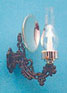 Dollhouse Miniature Colonial Reflector Wall Sconce