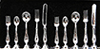 Dollhouse Miniature 2 Place sets Silverware