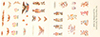 Dollhouse Miniature Assorted Mini-Decals