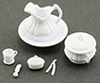 Dollhouse Miniature Chamber Pot Set, 9/Pc