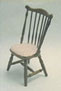 Dollhouse Miniature M-500 Duxbury Chair Minikit, Brown