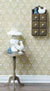 Dollhouse Miniature M-560 Candlestick Table Minikit, Brown
