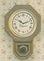 Dollhouse Miniature School Clock