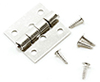 Butt Hinges With Nails, 4 Pk, Satin Nickel