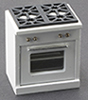 Dollhouse Miniature Modern Stove, White
