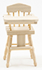High Chair, Unfinished  