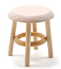 Stool, Unfinished, 1-1/2 Inch