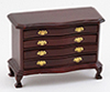 4 Drawer Chest, Mahogany  