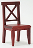 Cross Buck Chair, Mahogany