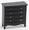 Chest Of Drawers, Black  