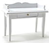 Dollhouse Miniature Desk, White