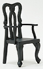 Arm Chair, Black