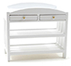 Changing Table, Slatted, White