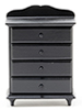 Chest of Drawers, Black  