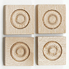 Dollhouse Miniature Small Corner Block, 4/Pk