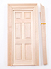 Dollhouse Miniature Traditional 6-Panel Door