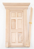 Dollhouse Miniature Yorktown 6-Panel Door