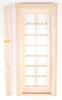 Dollhouse Miniature Single French Door